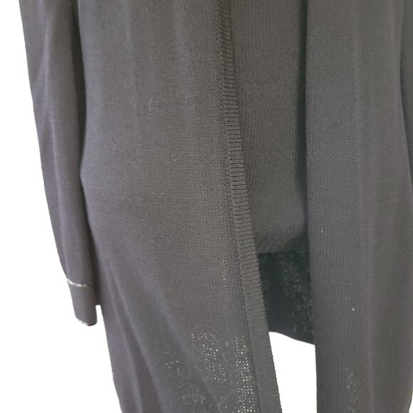 Vintage St. John Santana Knit Twinset Pailette Black Tank Cardigan Multi Sizes - Picture 16 of 16